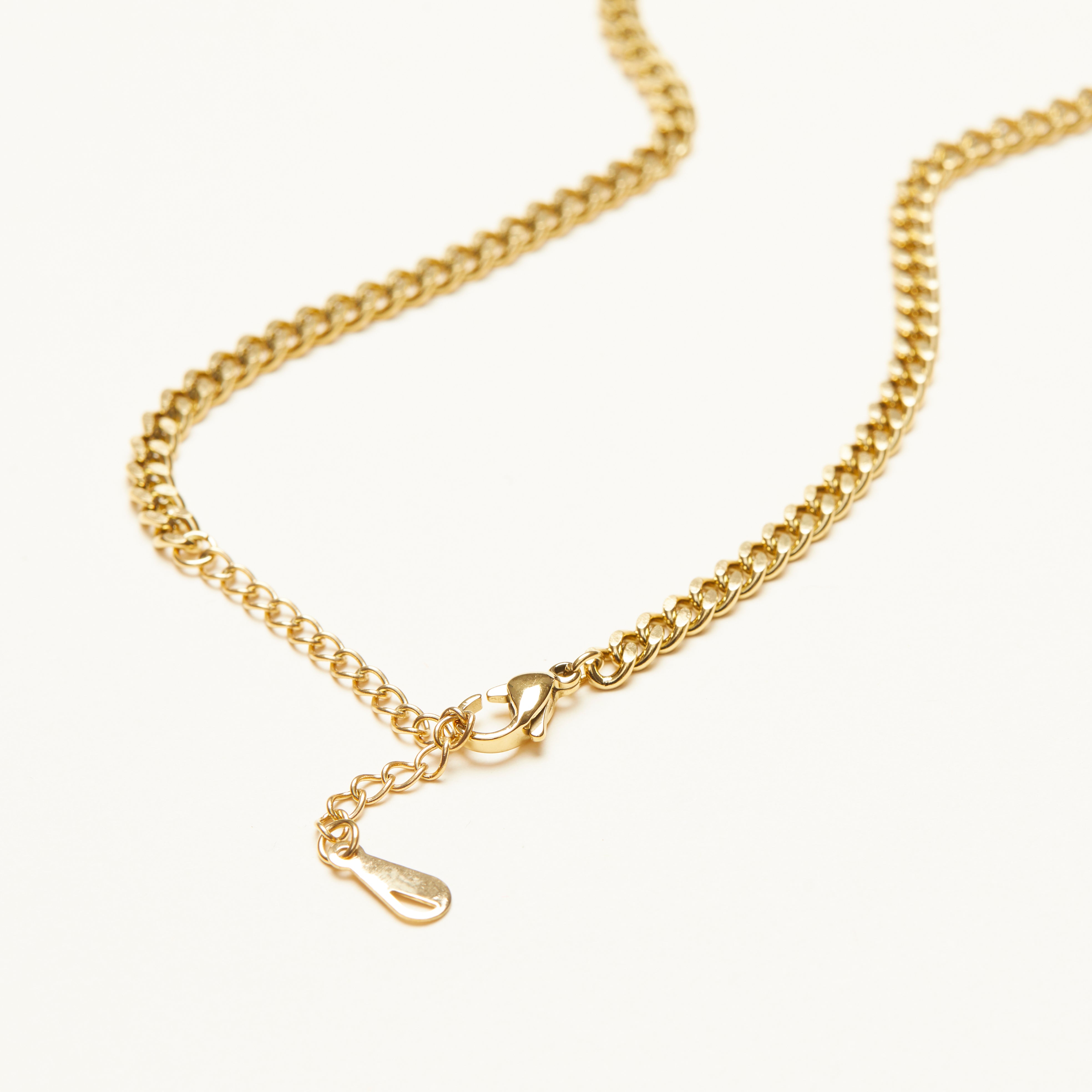 Round Curb Chain Necklace (2 styles)