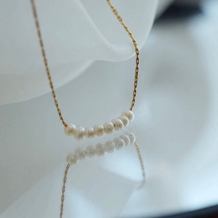 SHAPES STUDIO/Mini Freshwater Pearls ネックレス Mini Freshwater Pearls Necklace – Shapes Studio