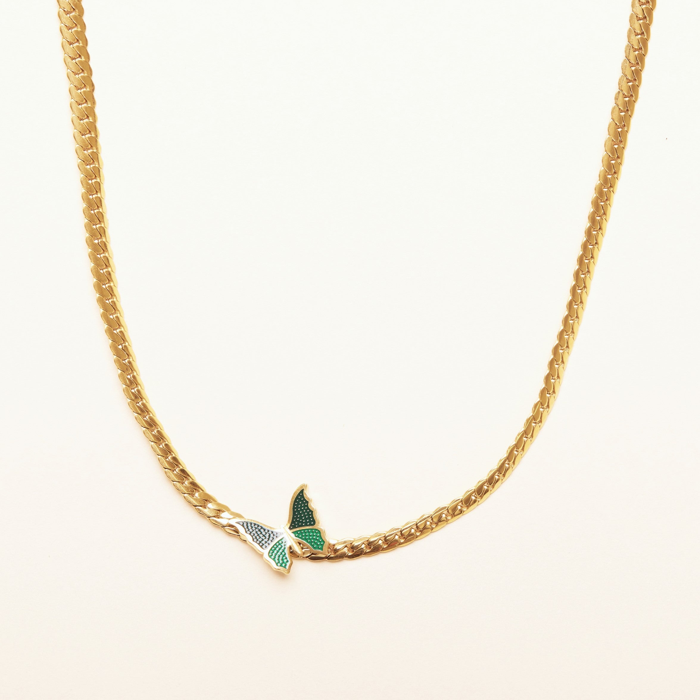 Butterfly Herringbone Choker