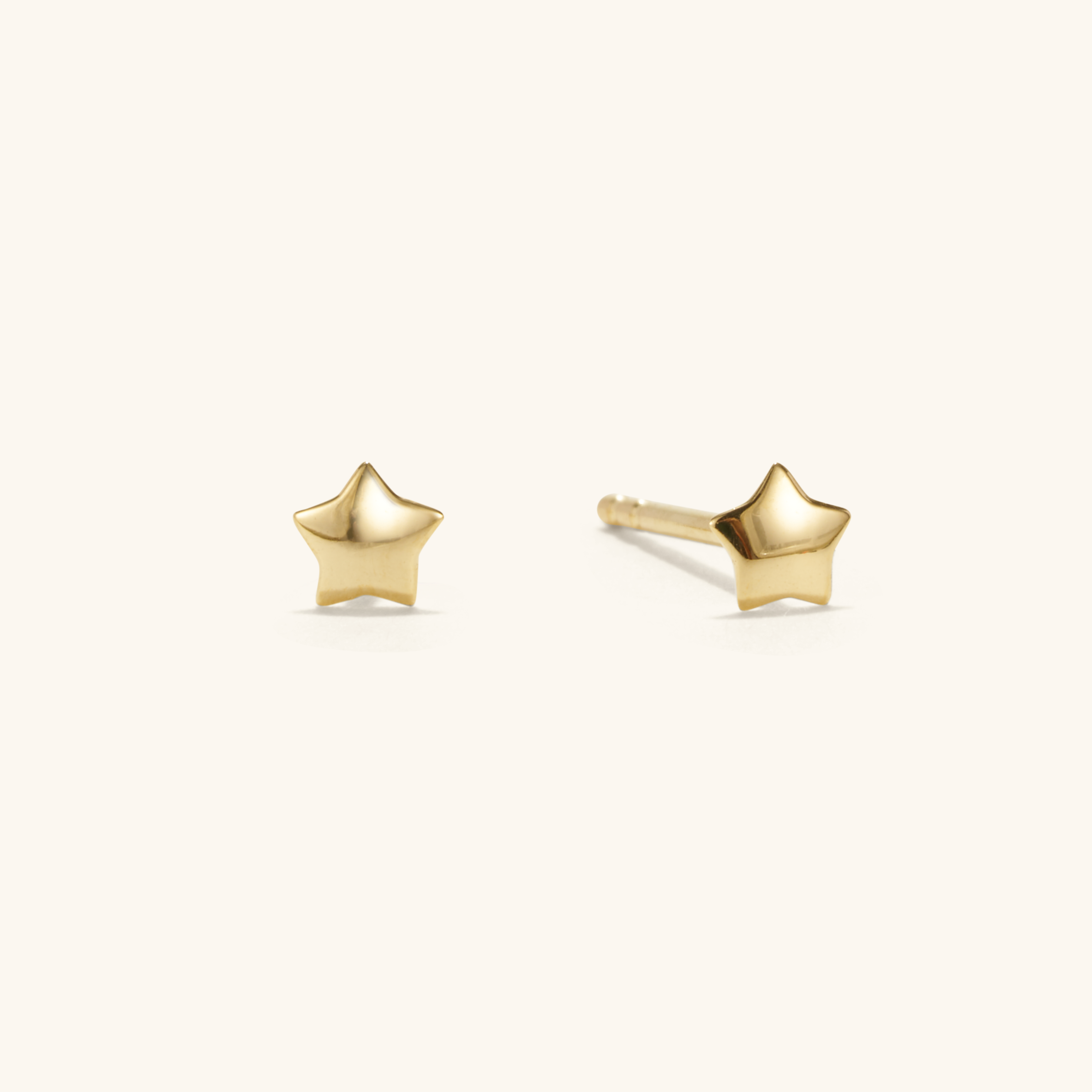 Mini Star Studs [10K Solid Gold]