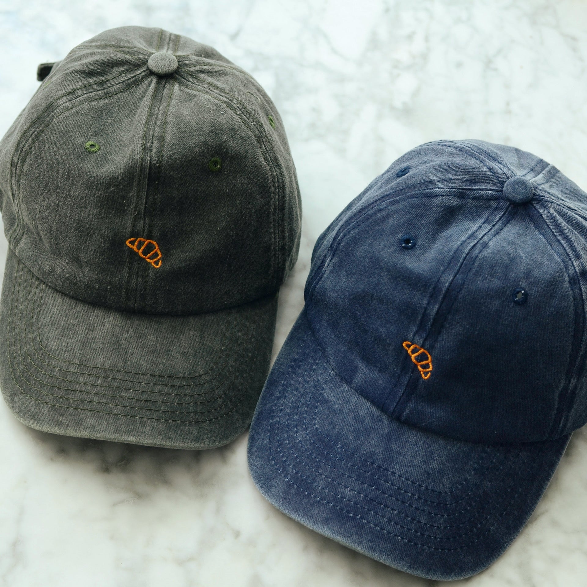 Bisou Bisou Croissant Embroidered Hat