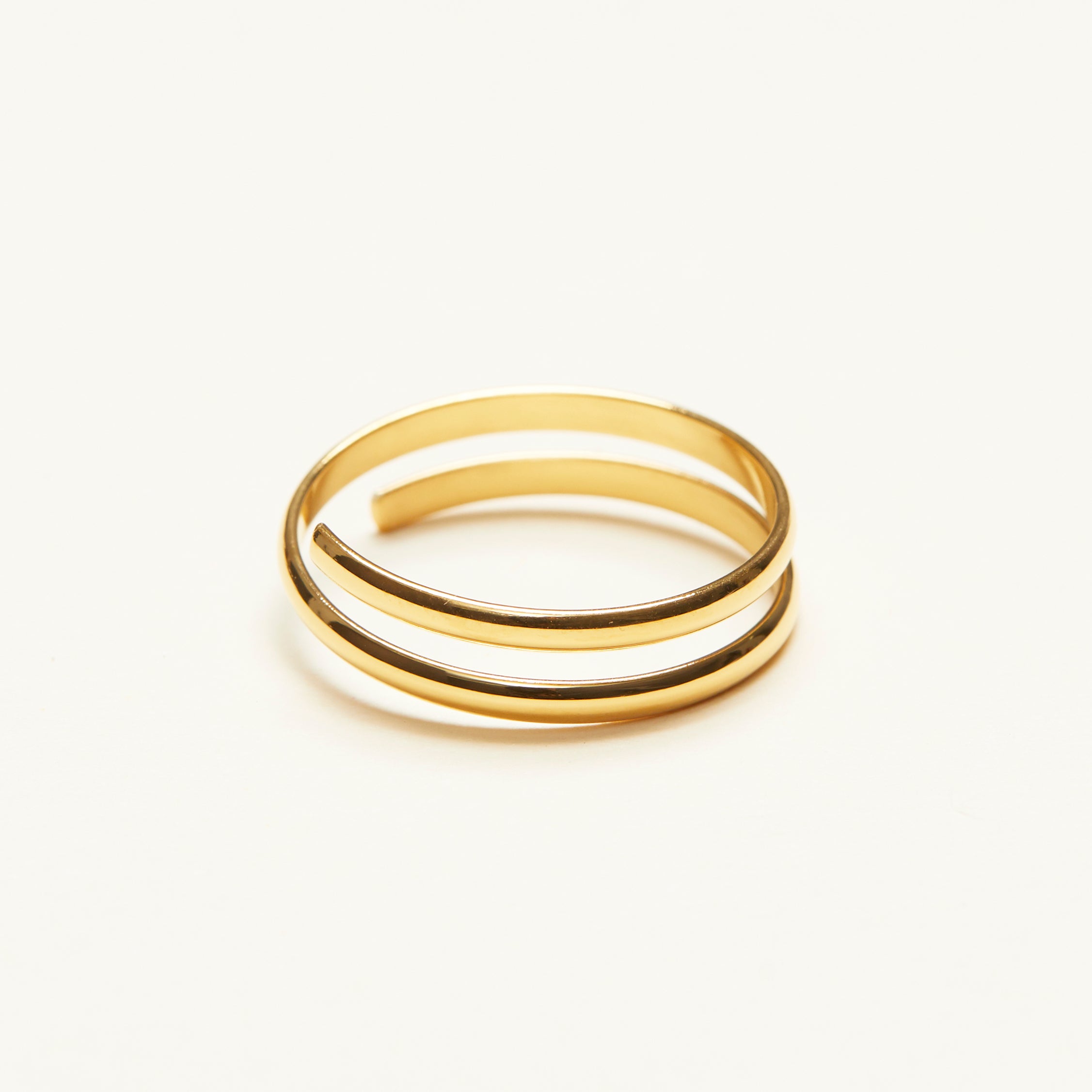 Thin Double Band Ring