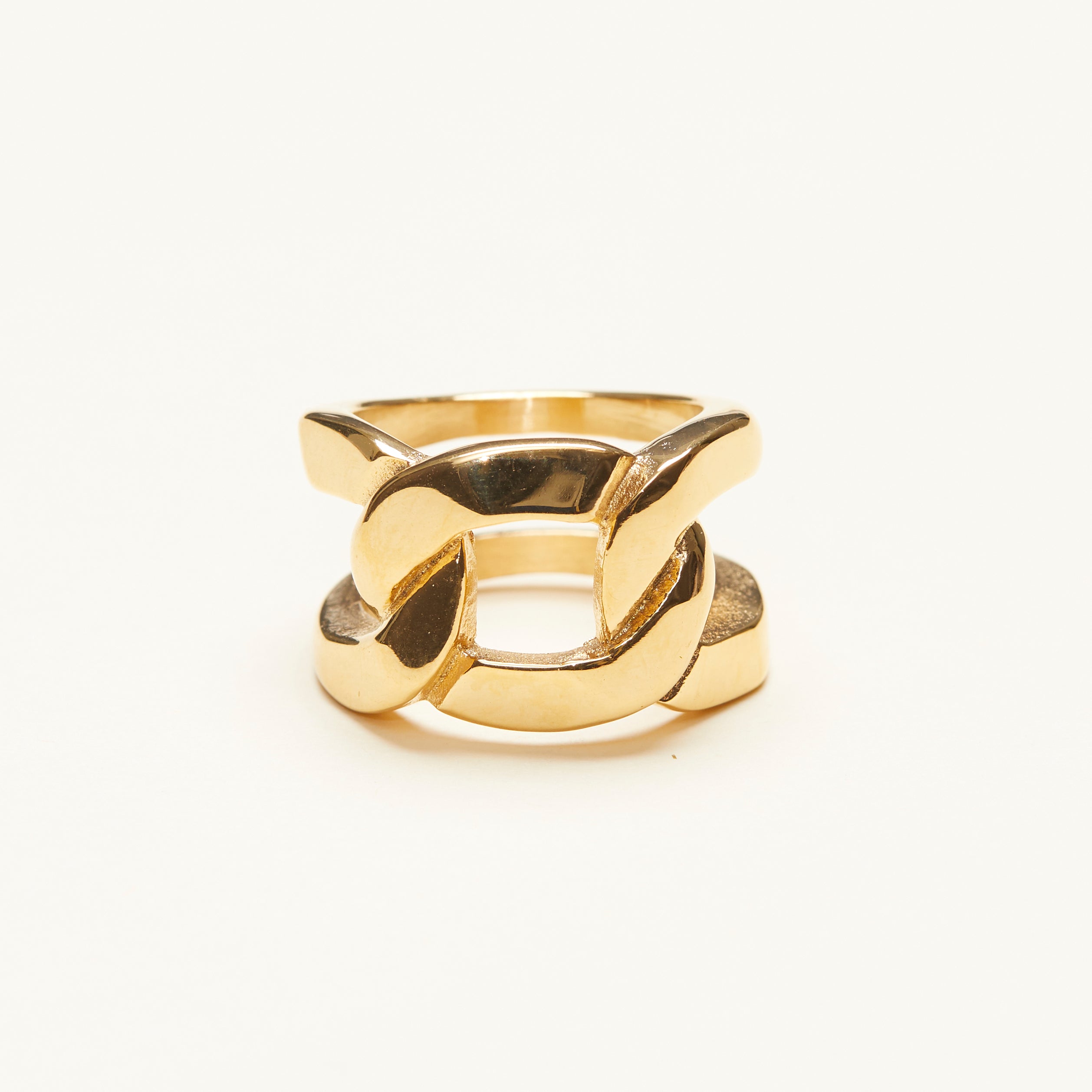 Wide Chain Band Ring