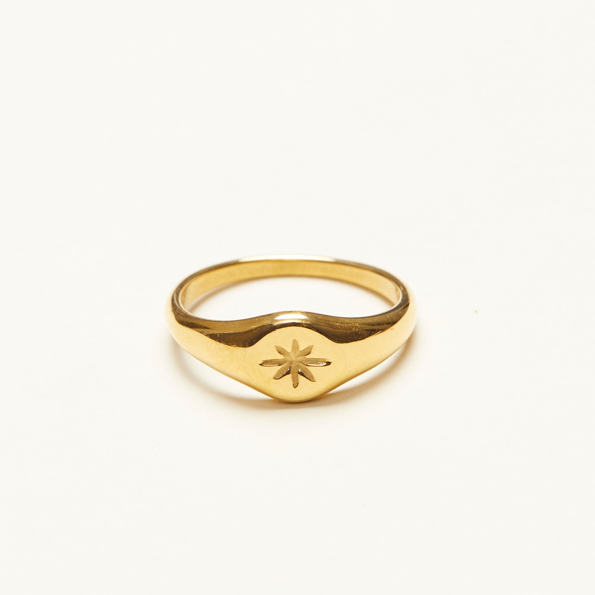 Starburst Hexagram Signet Ring