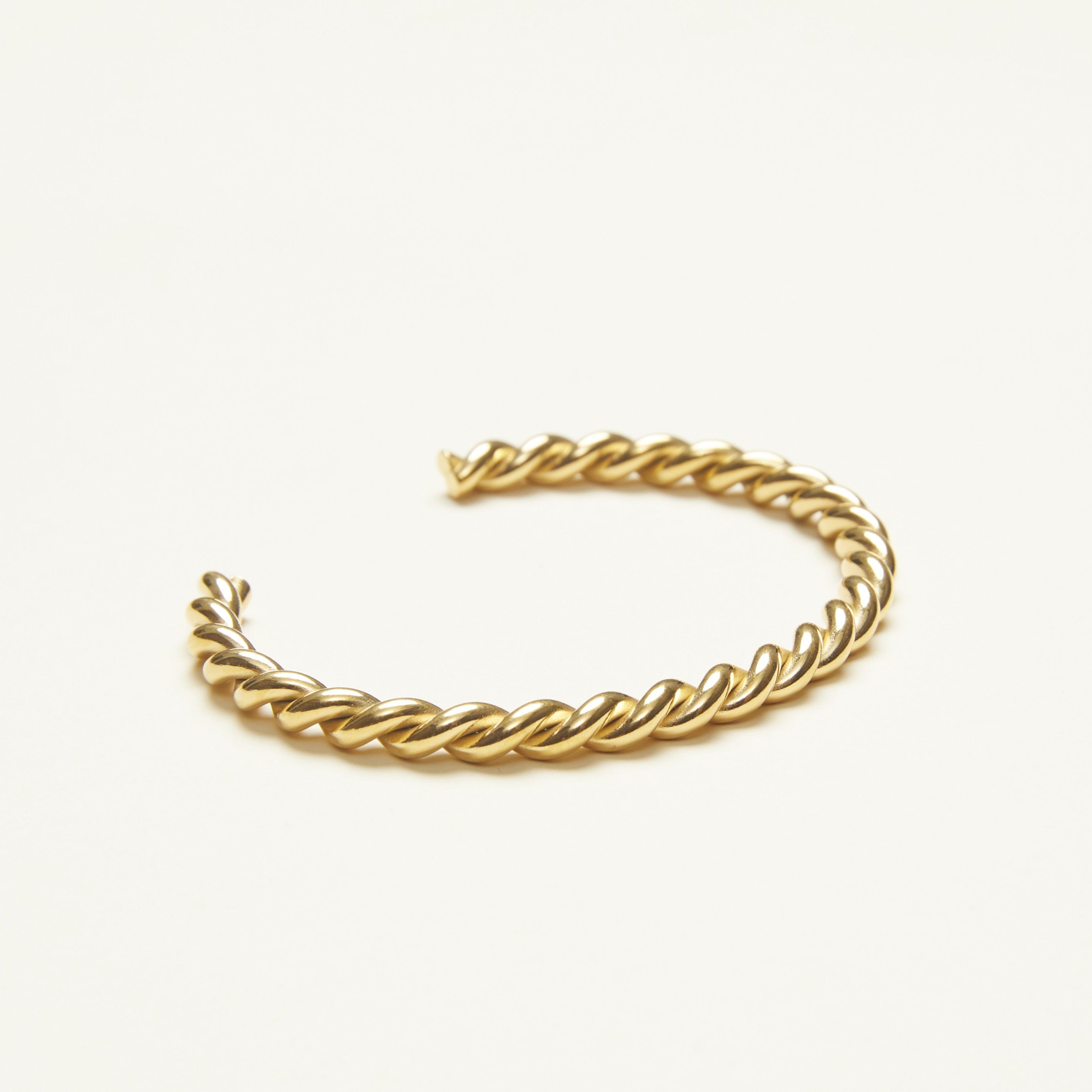 Twist Rope Cuff Bangle