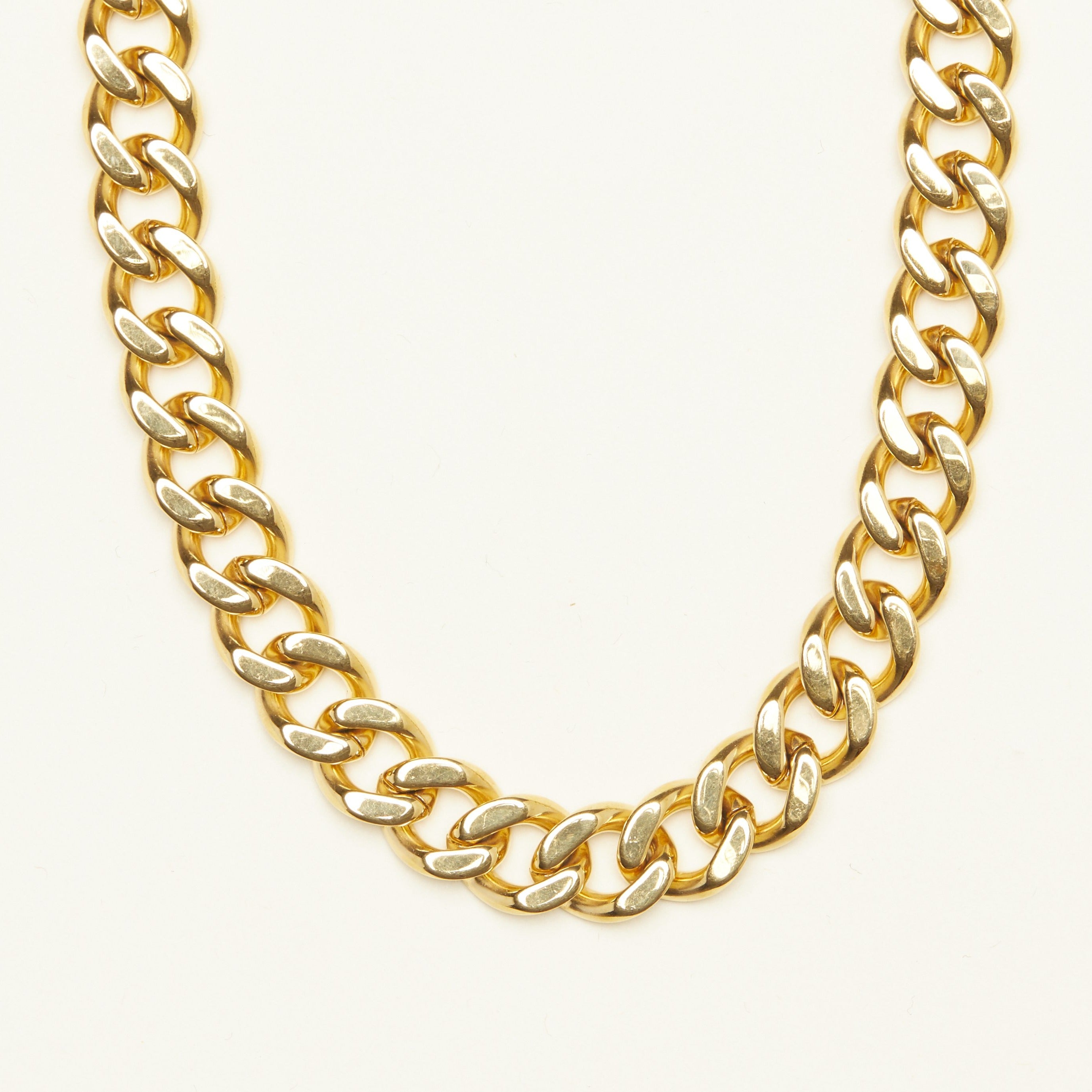 Thick Curb Chain Necklace
