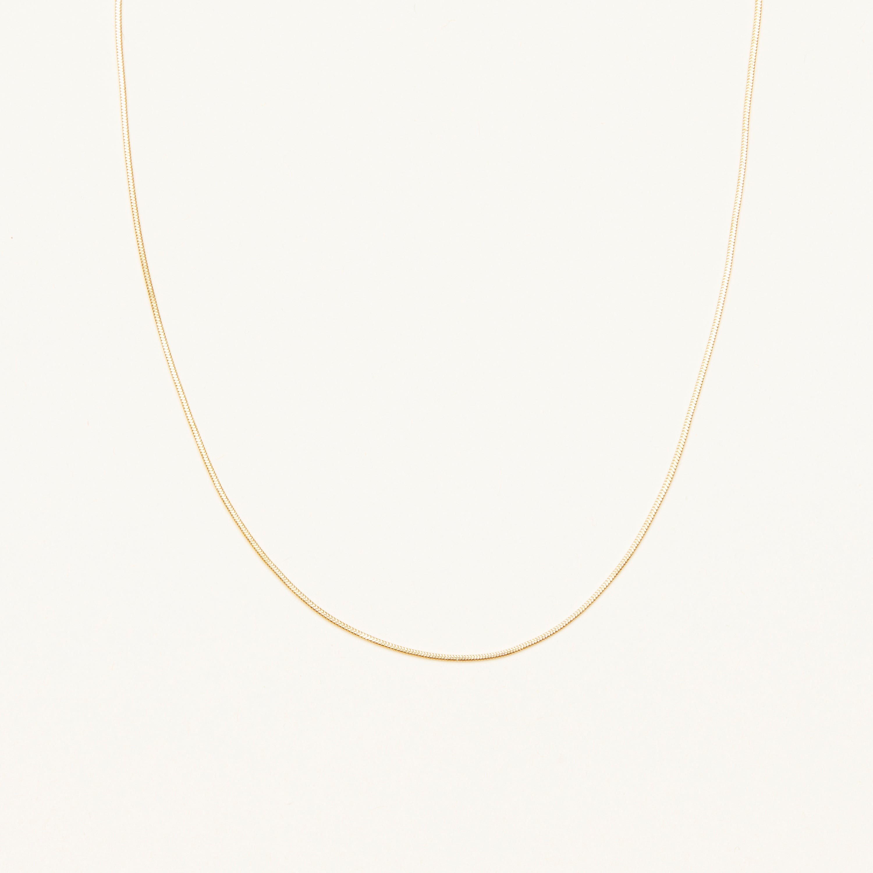 Thin Herringbone Necklace Choker