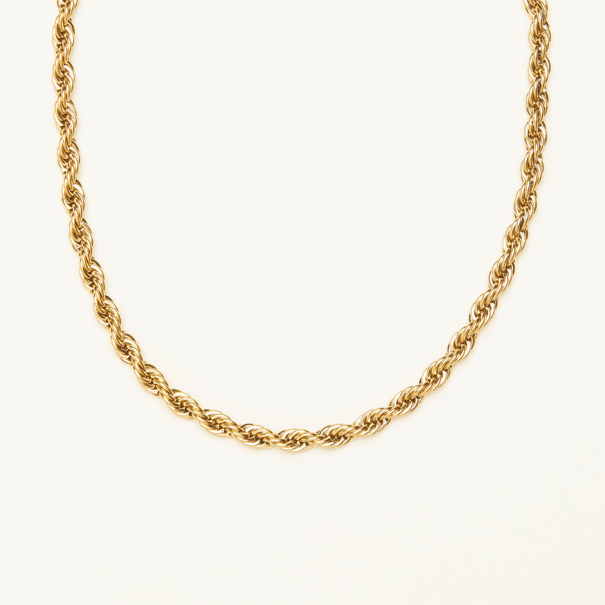 French Rope Style Chain French Twist Rope Chain Necklace – Shapes Studio
