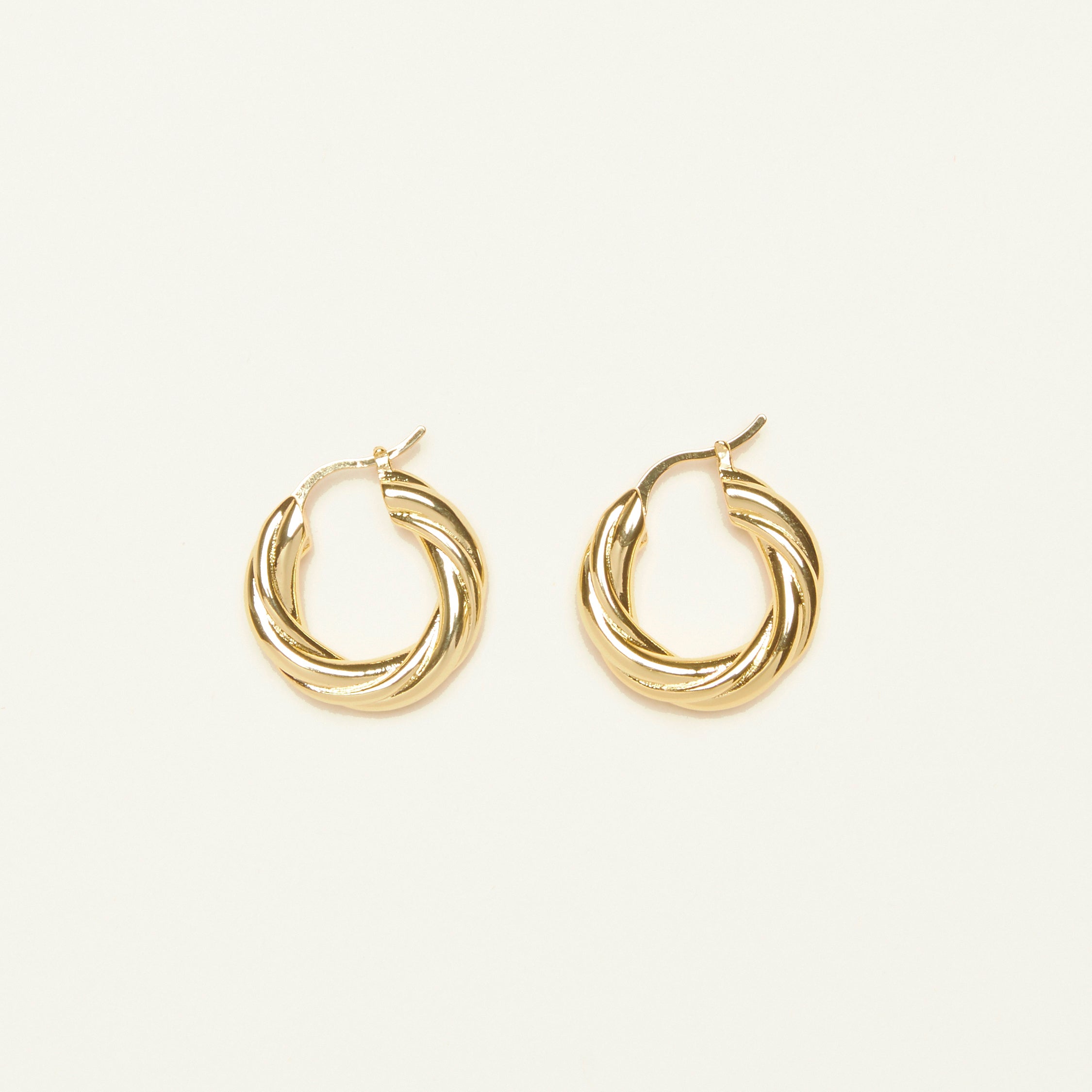 Parisian Thick Twist Hoops