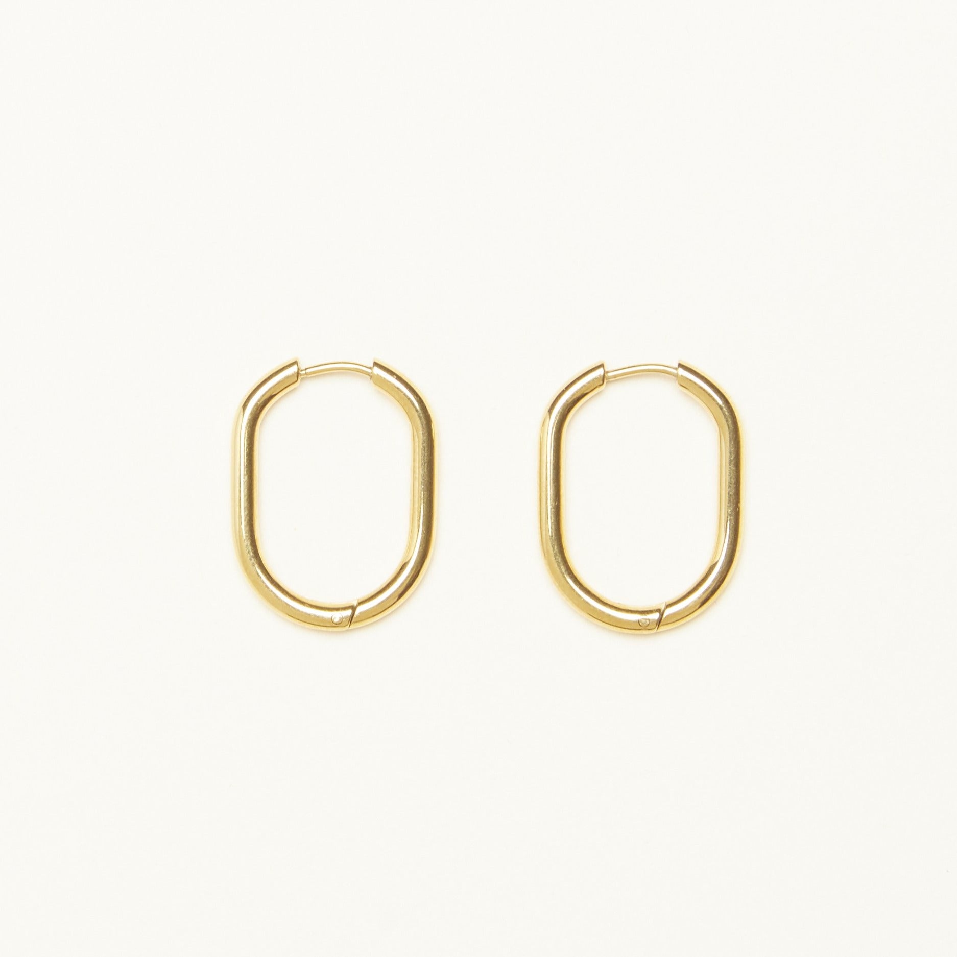 French Thin Hoop Earrings