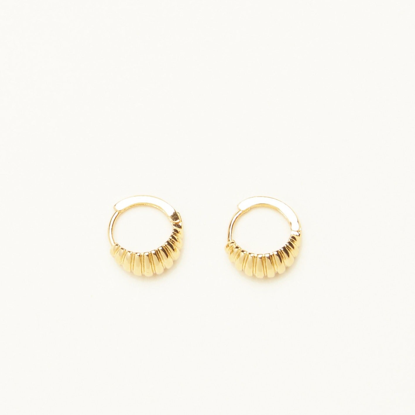 Dainty Mini Croissant Earrings