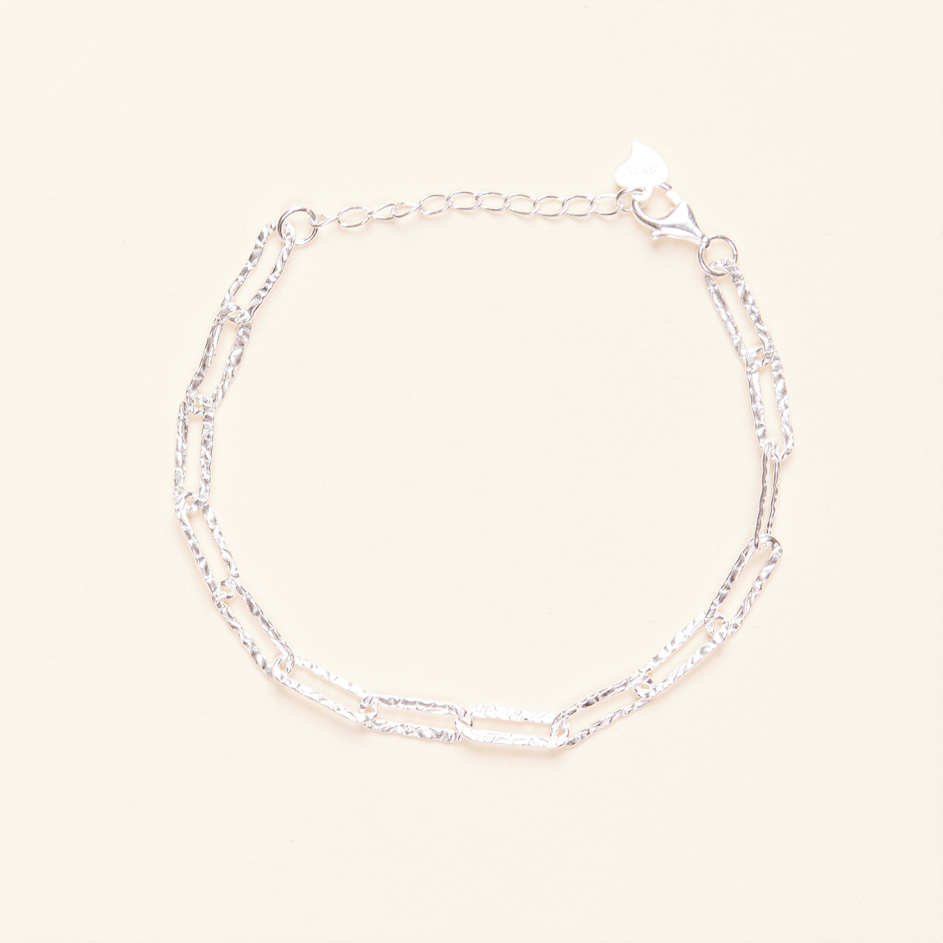 【Shapes Studio】Silver Paperclip Chainブレスレット Paperclip Chain Bracelet [Sterling Silver] – Shapes Studio