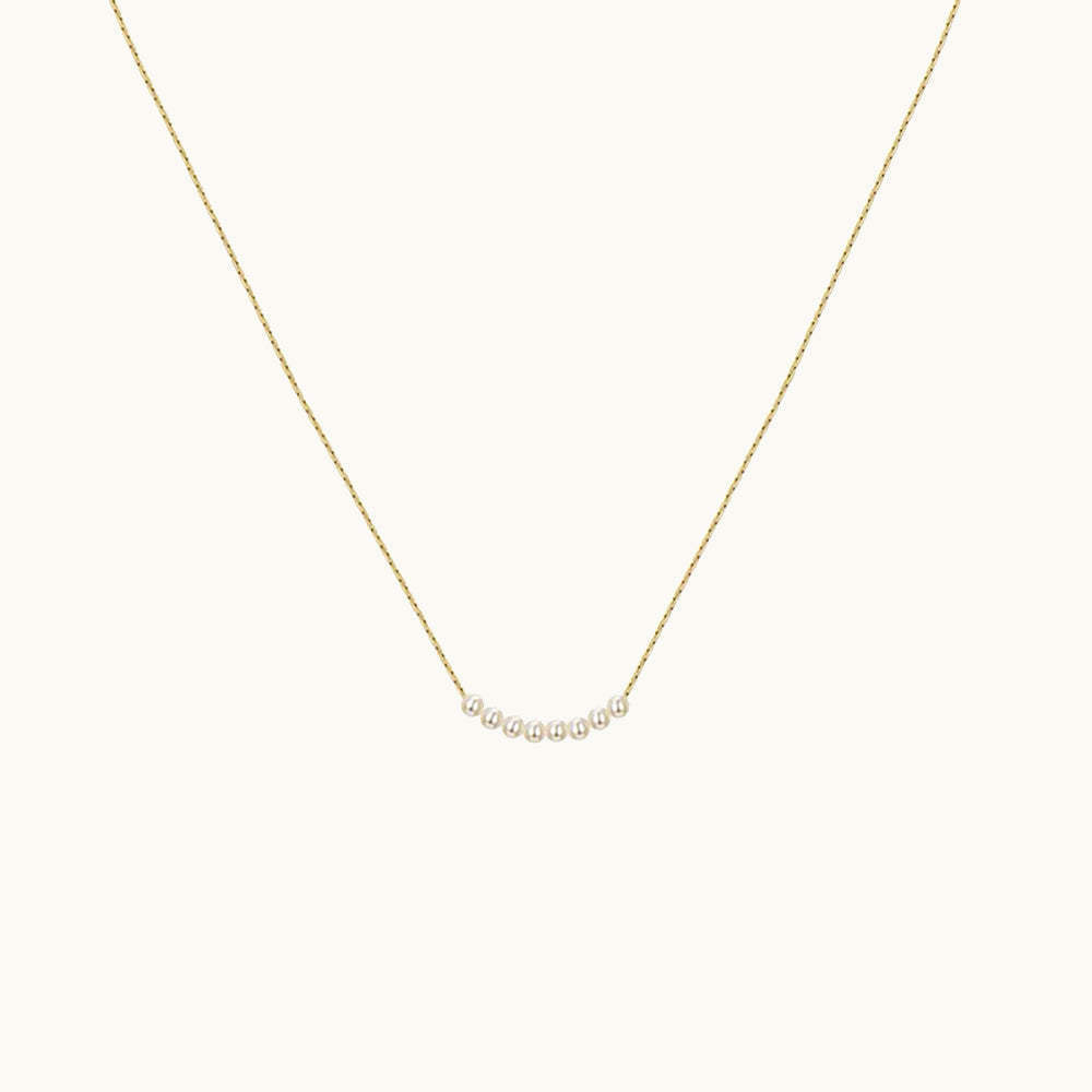 Mini Freshwater Pearls Necklace – Shapes Studio Mini Freshwater Pearls Necklace – Shapes Studio