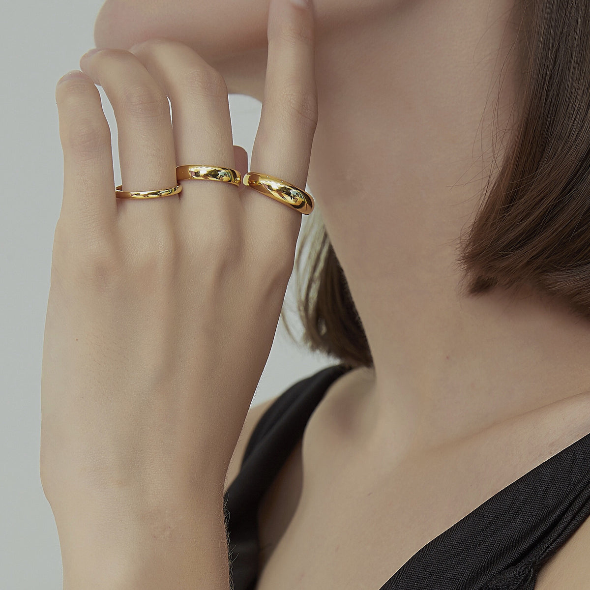 Must-have Stacking Band Ring (3 styles) – Shapes Studio
