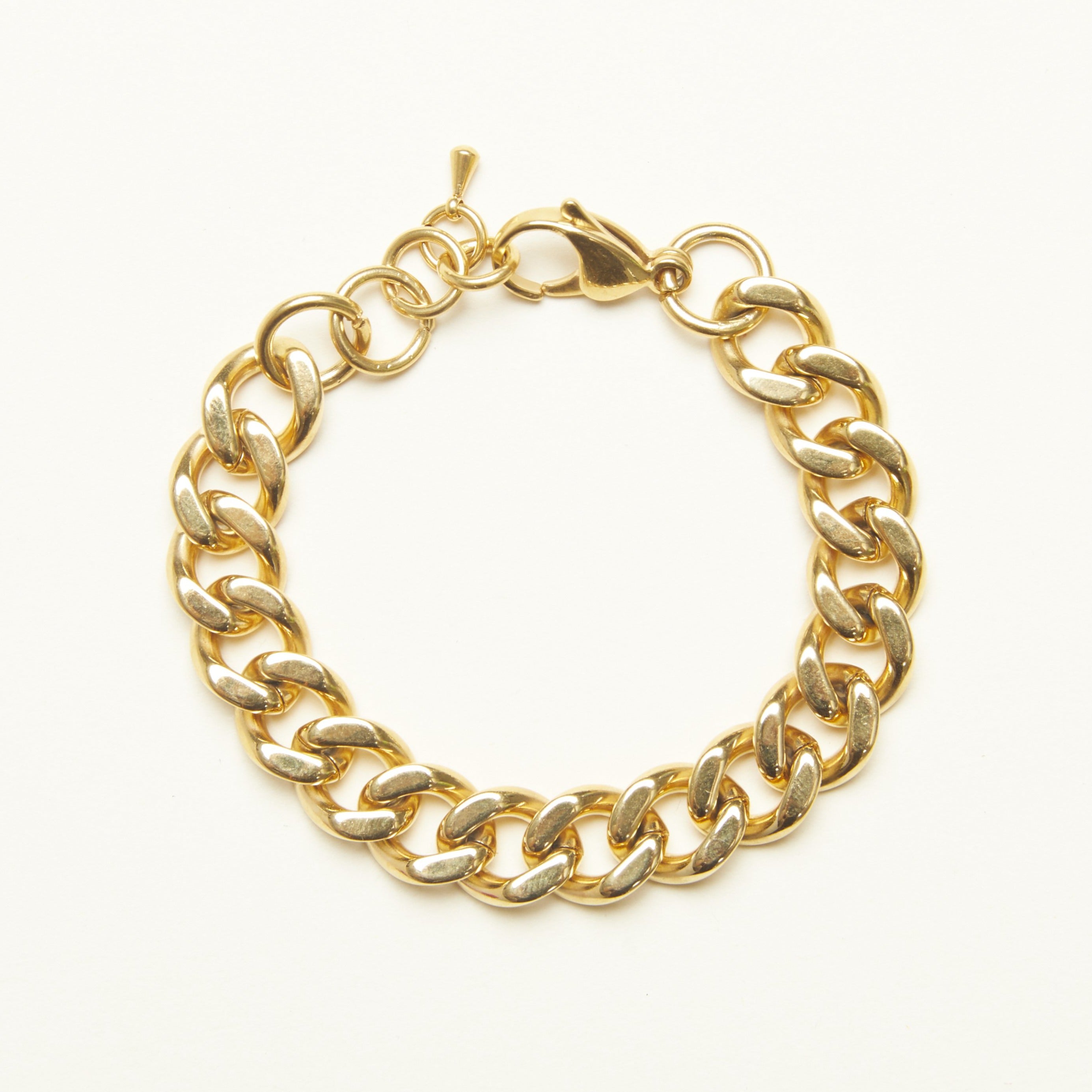 Thick Curb Chain Bracelet